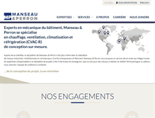 Tablet Screenshot of manseauperron.com